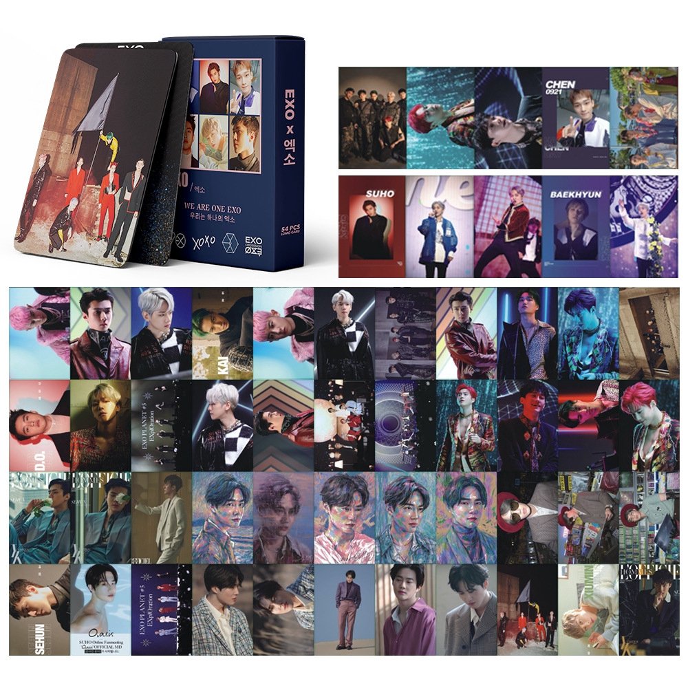  #VSPHGOs «unofficial collectibles»☆EXO 54pcs lomo cards with back prints☆→88mm x 56mm→P230 set + 160 lsf (mm/luz), 190(vis/min) (up to 5 orders)DOP→ 50% five days after reservation remaining balance when the items arriveETA→ 2-3 weeks♡ DM us to order ♡