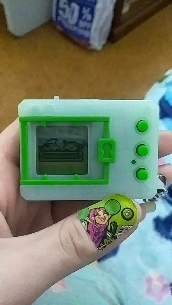 acnhijinx's tweet photo. on another note, look how cute my digimon are when they're asleep oml 😍 lil betamon and gabumon 💕 https://t.co/MiYAlP8IL6