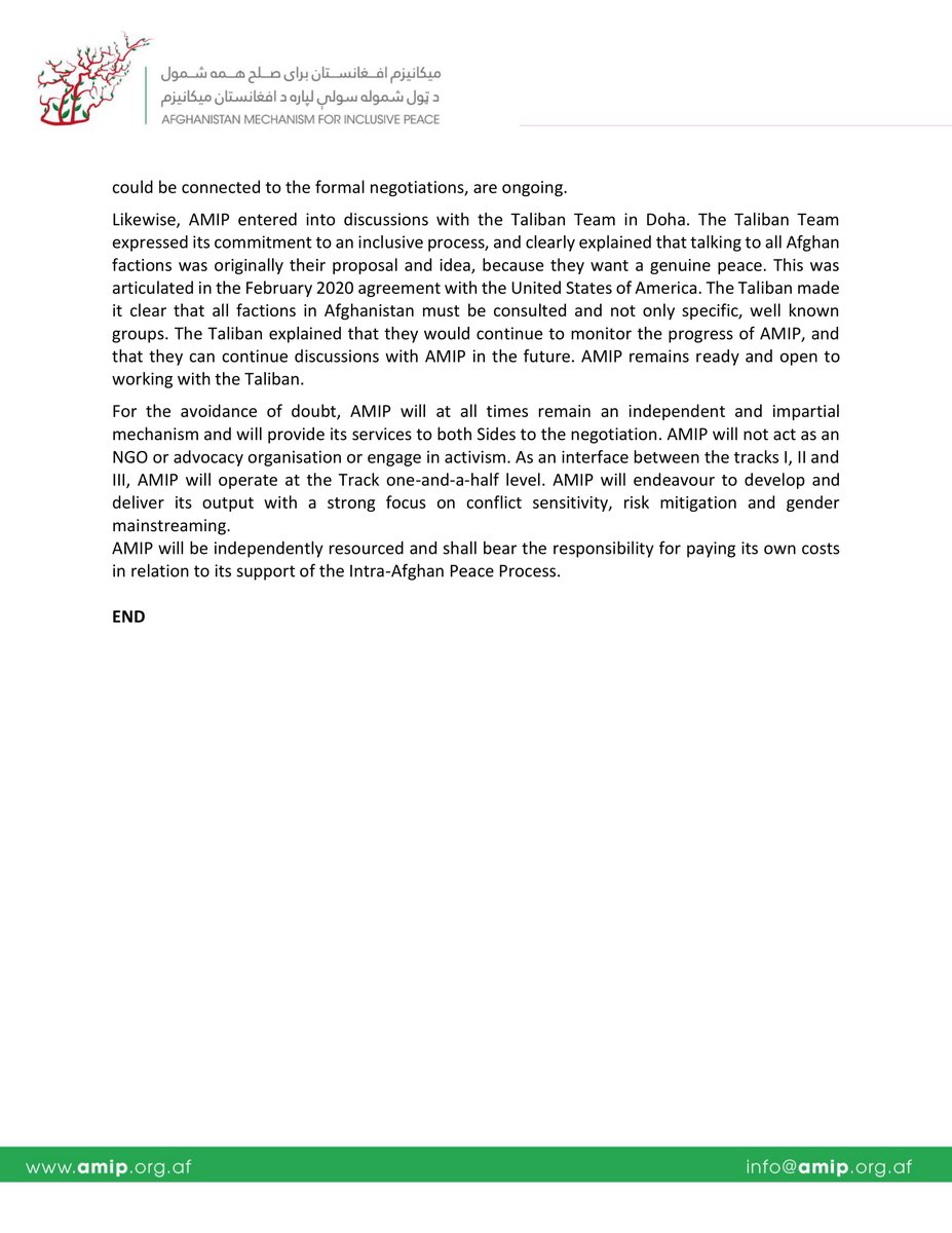 vap_afg's tweet photo. #AMIP_AFG Press Statement
#amip2020 https://t.co/ZzISXsXHDB