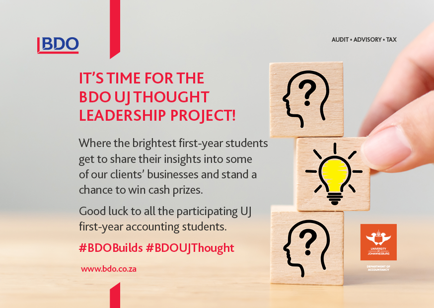 bdograds's tweet photo. It's that time of year again - the #BDOUJThought Leadership Project for 2020 is here! Good luck to all the participants.
#BDOBuilds @go2uj https://t.co/SpHjvvZZpK