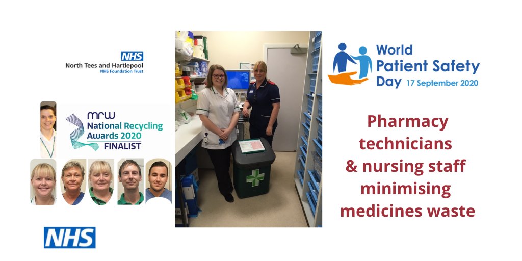 World Patient Safety DayEffective collaborative work of Pharmacy Technicians & Assistants with Nursing colleagues to minimise medicines waste and ensure patient safety. @ptsafetyNHS  #WorldPatientSafetyDay  #PatientSafety  @WHO15 of 16