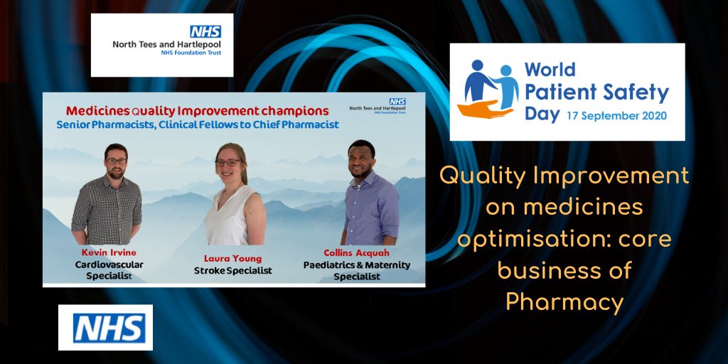 World Patient Safety DayFinal thread of this tweet on the significant contributions of Quality Improvement (QI) Pharmacists towards patient safety on a variety of projects. @ptsafetyNHS  #WorldPatientSafetyDay  #PatientSafety  @WHO16 of 16