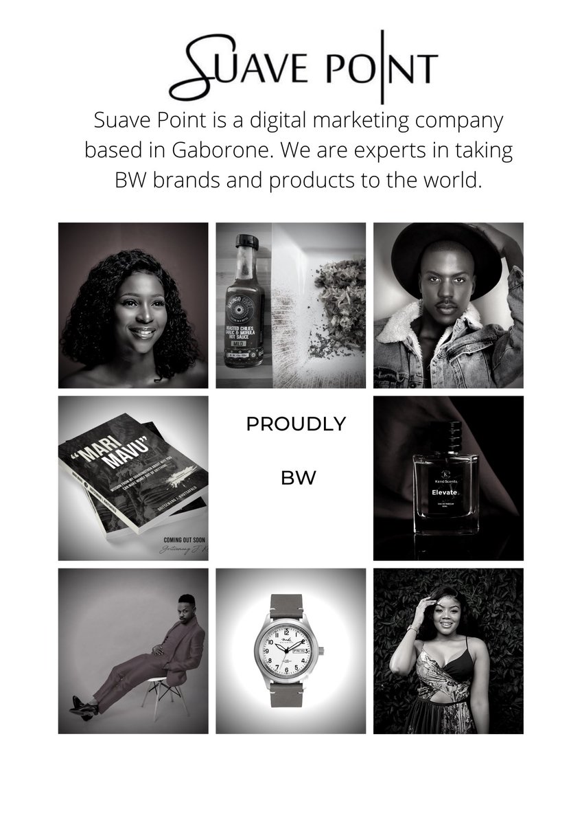 suavepointbw's tweet photo. Welcome to Suave Point
Founded by @MissGeeKays 

The team looks forward to creating exciting and refreshing content for BW brands and products. 

#ProudlyBW #SuavePointBW #PushaBW https://t.co/oLKqsqfr0U