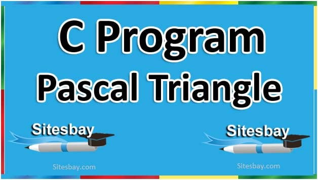 Shridha20244352's tweet image. Pascal Triangle Program in C

sitesbay.com/program/c-prog…

#PascalTrianglePrograminC 

#PascalTriangleProgram 

#PascalTriangle