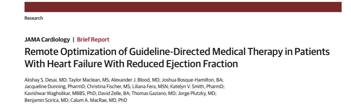 Alfonso Valle (@vallealfonso) on Twitter photo Remote algorithm-driven, navigator-administered medication optimization program could enhance implementation of GDMT in HFrEF?
👥1028. 197 in the 💊 optimization program
⌛️3 months➡️👥 in 💻intervention
⬆️ from baseline in use of RAASi & β-blockers
❌not MRA <a href="/secardiologia/">Soc Esp Cardiología</a> Remote algorithm-driven, navigator-administered medication optimization program could enhance implementation of GDMT in HFrEF?
👥1028. 197 in the 💊 optimization program
⌛️3 months➡️👥 in 💻intervention
⬆️ from baseline in use of RAASi & β-blockers
❌not MRA <a href="/secardiologia/">Soc Esp Cardiología</a>