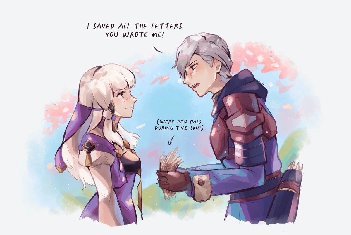 lunachaiart's tweet photo. what if... ashesithea?🥺💜 #fe3h https://t.co/DQyuLKpMDN