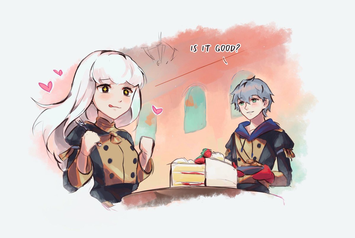 lunachaiart's tweet photo. what if... ashesithea?🥺💜 #fe3h https://t.co/DQyuLKpMDN