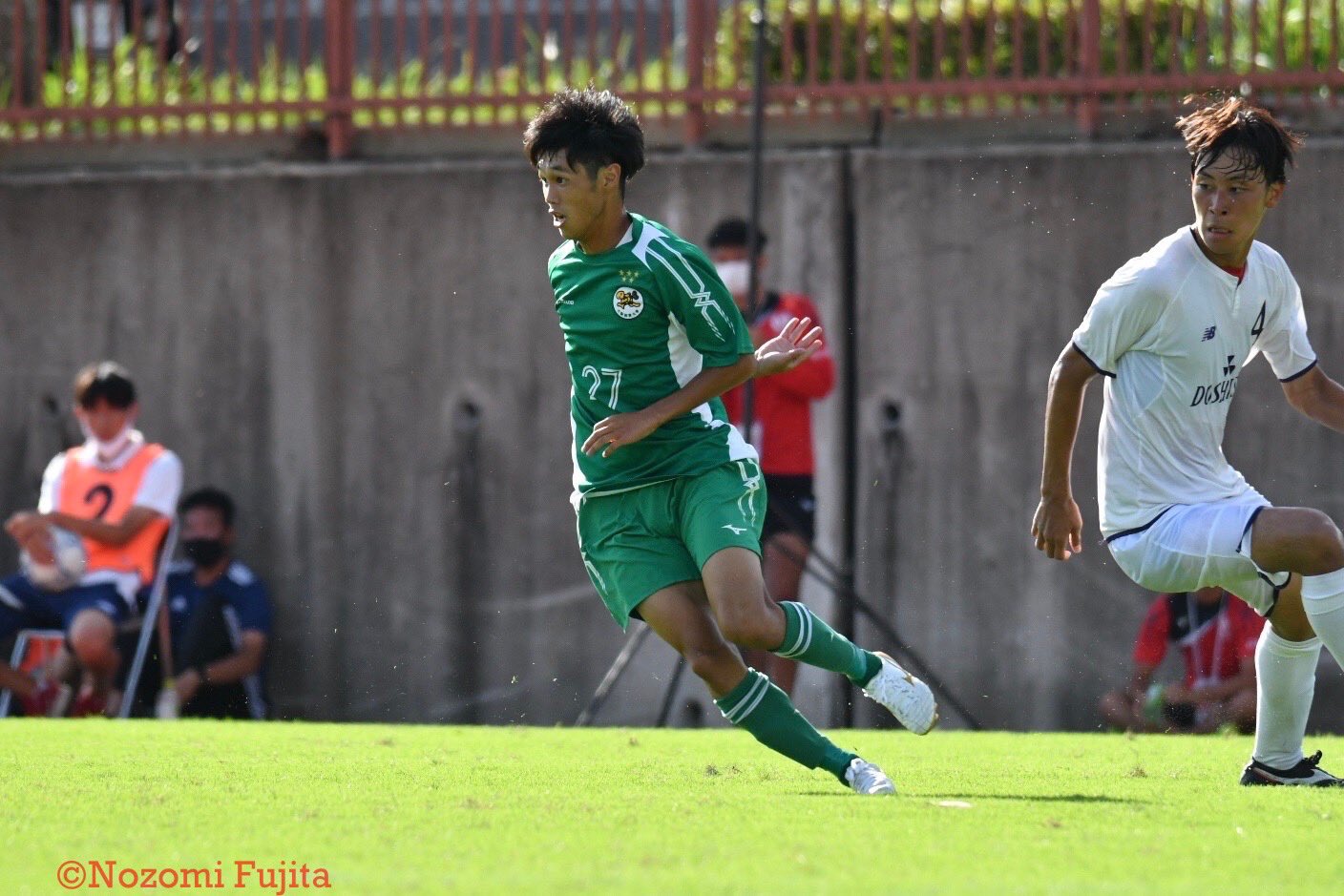 大阪体育大学学友会サッカー部 公式 大阪体育大学サッカー部 年 競りに目覚めた男 27 瀬尾 純基 3年 青森山田高校 大阪体育大学サッカー部 大学サッカー スピードスター 関西学生サッカー T Co Cytgvjitqy Twitter