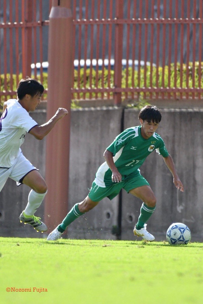 大阪体育大学学友会サッカー部 大阪体育大学サッカー部 年 競りに目覚めた男 27 瀬尾 純基 3年 青森山田高校 大阪体育大学サッカー部 大学サッカー スピードスター 関西学生サッカー