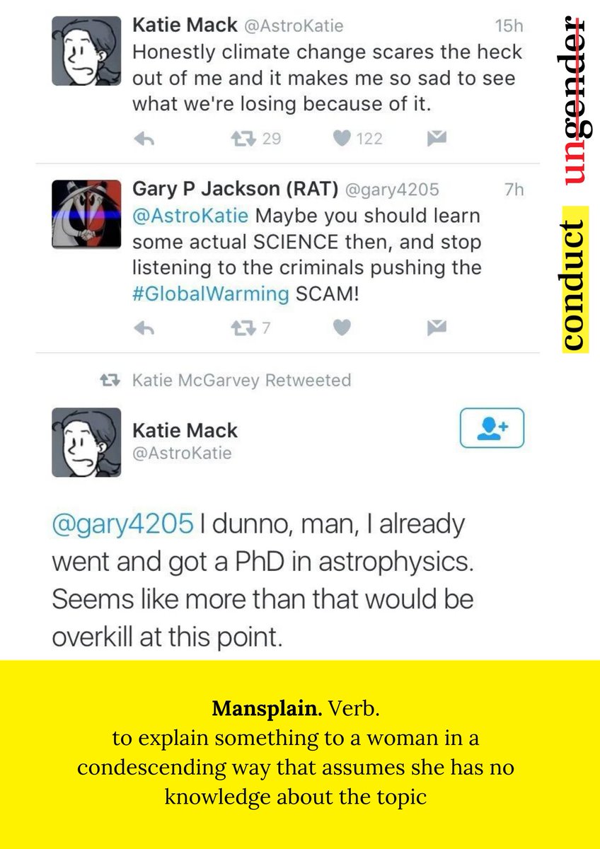 3. One of our all-time favourite responses to  #Mansplaining