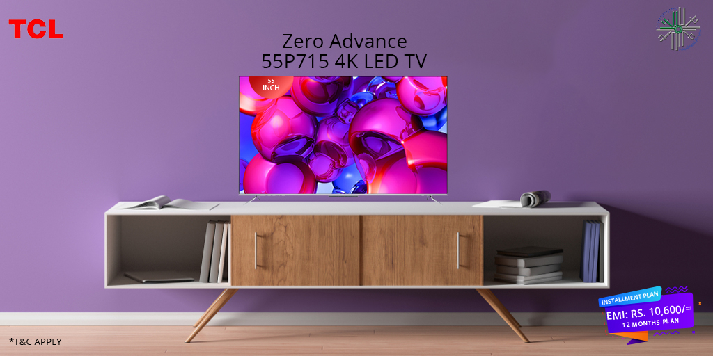 Installment4u's tweet photo. Buy TCL 55P715 4K LED TV on Zero Advance and easy monthly installments.
Shop Now: https://t.co/84dfk4MDSP
Have a Good Day https://t.co/tIpN0f58IT
