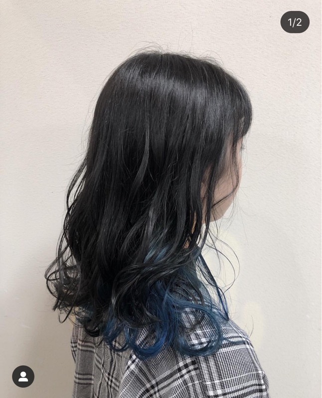 しほんぬ インナーカラー赤ピンク入れたけどめちゃくちゃかわいいよ