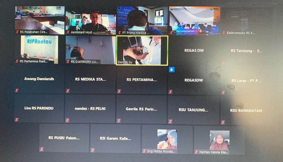 AeonmedC's tweet photo. #COVID19 @Aeonmed held an online conference on Sept.9th
It's an effective and pleasant #online training which covered operating guide, and FAQ of #VG70 ventilator for our partners. We will provide more clinicians workflow and new product information in the upcoming live webinar https://t.co/ZX5koxhzYO