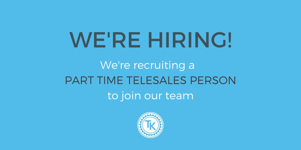 Look for a new job? We're hiring a part time Telesales person to help bring new business to Temple Knight and TKIT. Find out more details and apply 👇
templeknight.co.uk/careers/part-t…
#NewJob #Telesales #CareerOpportunities