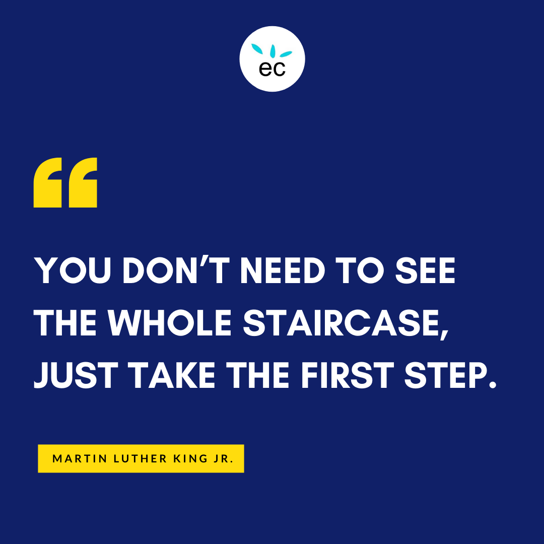 EconmiaCreativa's tweet photo. Have any of you waited until you knew everything you needed to know before you started something?
Have faith in everything you do. Trust yourself! Take the first step, with the faith that the rest of the staircase is there. #inspiration #EClab #economiacreativa #quoteoftheday https://t.co/l7LYtJE1Gt
