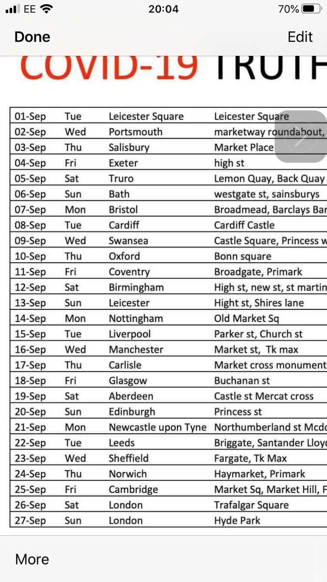 COME! BRING MORE!
#OurMovement BIG #BuildSep26 RALLIES  #PiersCorbyn+more 12pm
*Fri18th TRURO
*Sat19th  PORTSMOUTH

Piers says "We're winning thanks to our WOW CovidTruthTour +YOU. Since Sep5 I spoke FAB rallies Sheffield Cardiff Birmingham Leicester Liverpool DowningSt
cont..