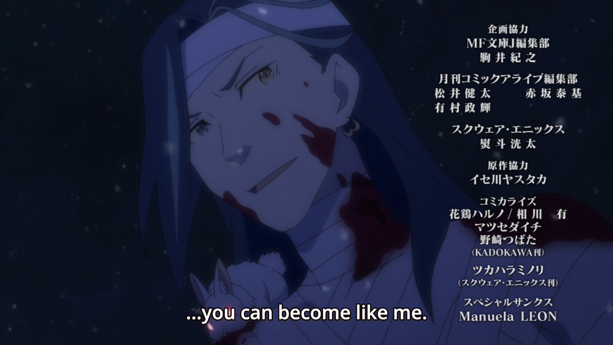 Once again, as an anime-only, WTF! Is he talking about casting away his humanity??? I am so curious about Roswaal!