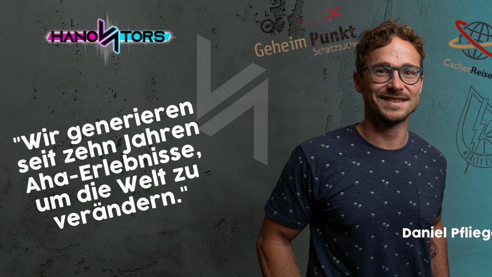 Neue Folge mit Daniel Pflieger, feste Größe der Hannoveraner #startup Szene. 
Es geht um #geocaching <a href="/Geheimpunkt/">Geheimpunkt</a> , den Redner-Club #Toastmasters ,  <a href="/12min_me/">12min.me</a> und wie er mit dem Fahrrad den Ärzten nachreiste. 

hanovators.de