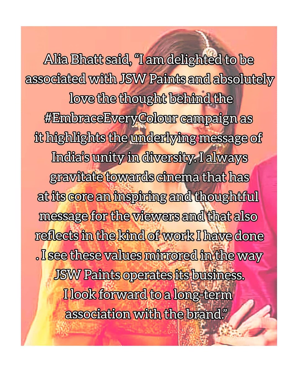 harshikaa08's tweet photo. @aliaa08  brand ambassador  of jsw paint https://t.co/2VzjH2DgSz