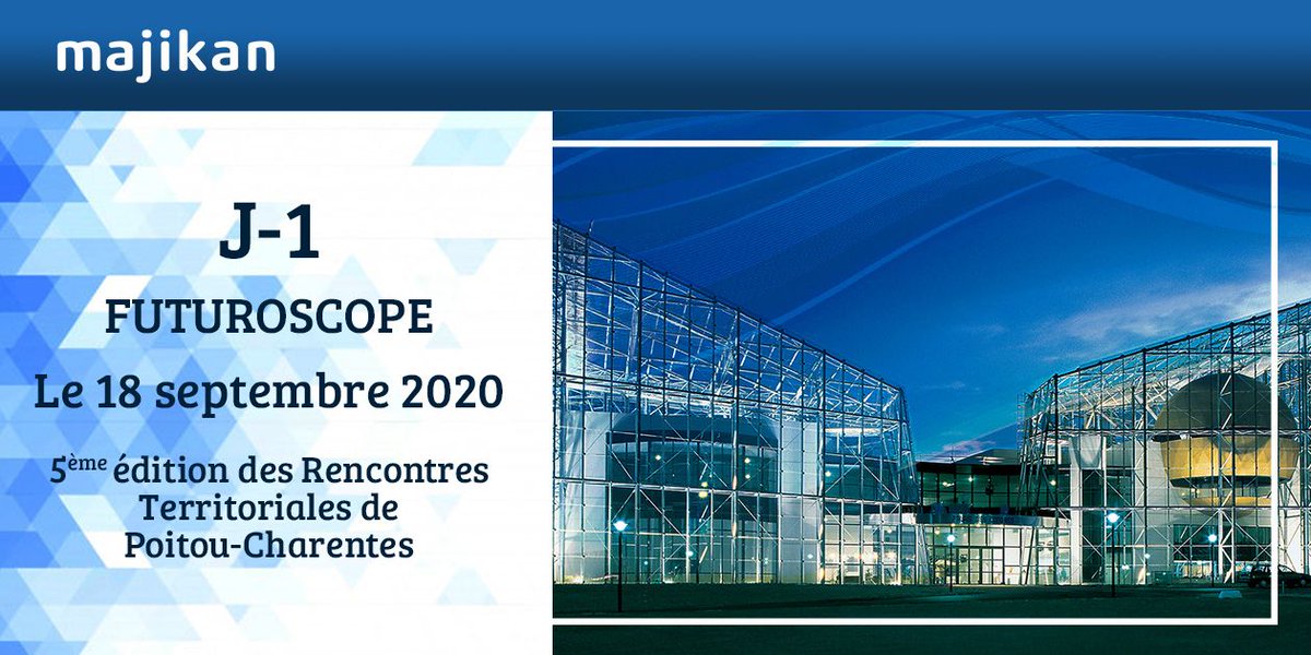 [J-1] Rendez-vous demain aux Rencontres Territoriales Poitou-Charentes. Retrouvez @majikan sur le stand n°31 pour découvrir notre solution de pilotage en temps réel des services d'interventions techniques et nos appli citoyennes.   #rencontresterritoriales
buff.ly/3idGe16