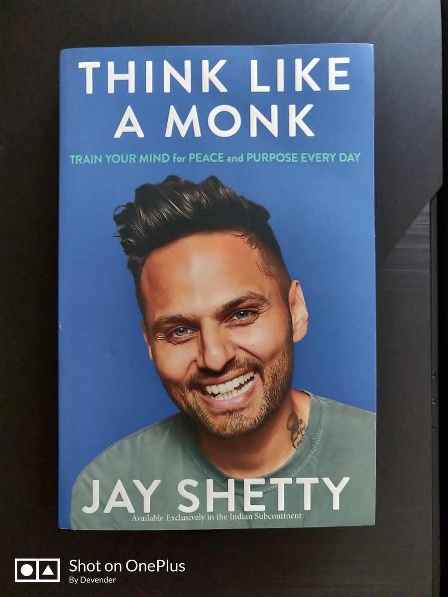 shellyCooper312's tweet image. Just got my copy of &quot;THINK LIKE A MONK&quot; By @JayShettyIW Looking forward to read  this 😇 
Thanks Jay for this ❤️🙏🏻

#ThinkLikeMonk #JayShetty