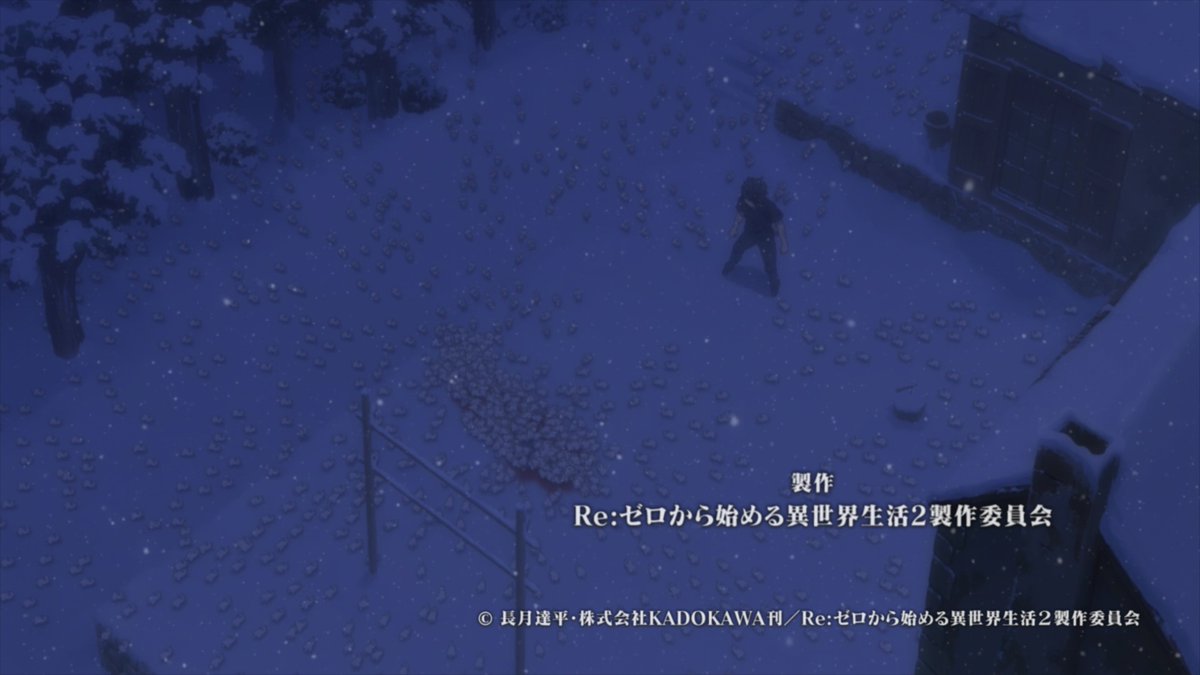 I say this is selfish bc Subaru made no effort to save absolutely anyone (not that I blame him I mean w/the injuries/strain what could he or any of us do). His desire was to just reach Emilia and die by her side. Running thru the hellish landscape he sacrificed the ryuzu clones