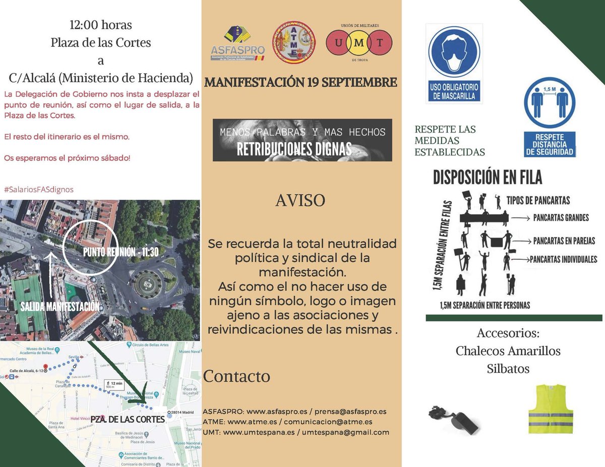 bellonadas's tweet photo. Nuestro futuro y nuestro nivel económico se lucha en la calle. 
Las instituciones no nos escuchan, hagamos que se nos oiga juntos y más fuertes.
En @ASFASPRO @_ATME y @UMT_Tropa nos mojamos ¿No te vas a mojar tú?
#SalariosFASDignos https://t.co/vKywkLMH4P