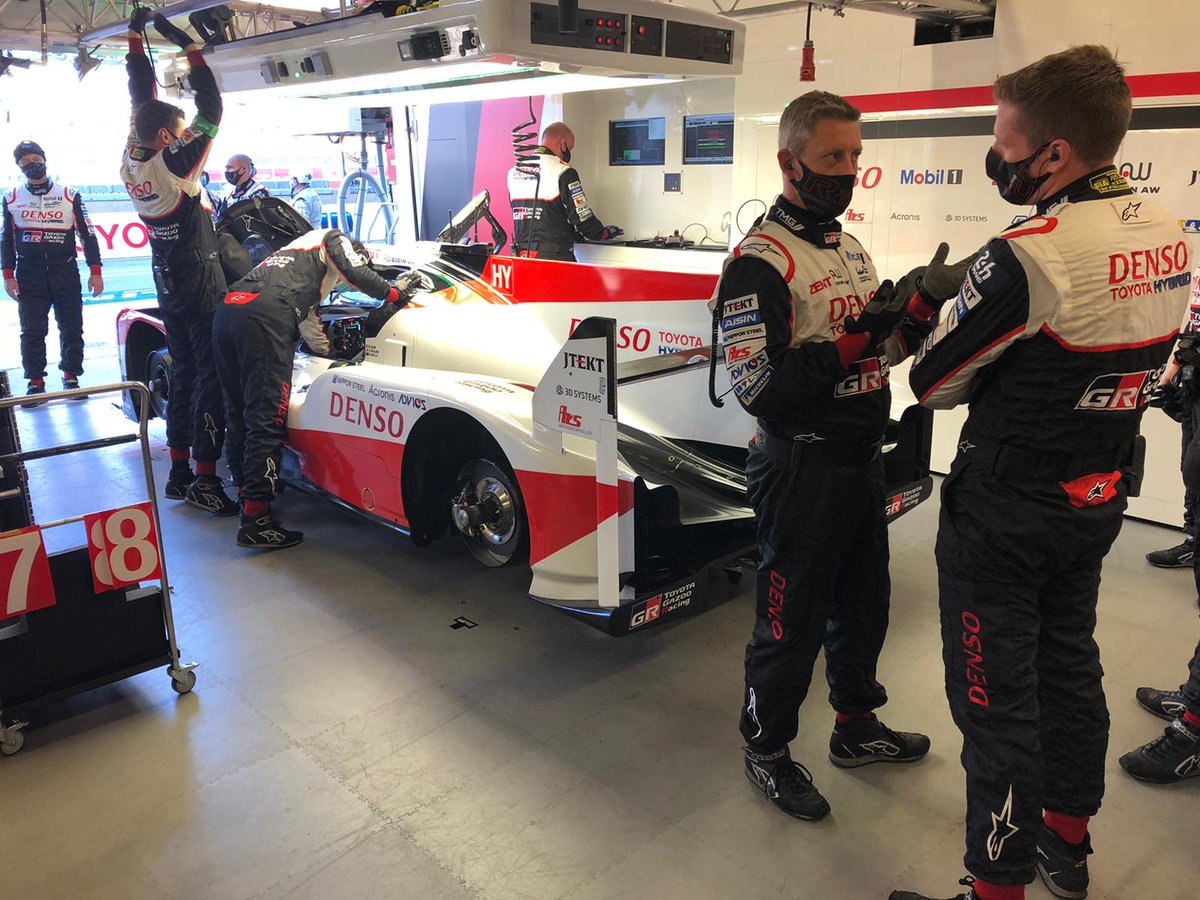 Our #TS050 HYBRIDs are almost ready to go! Less than 15 mins away from the start of #LeMans24 FP1. ⏱️

#ToyotaGAZOORacing #PushingTheLimitsForBetter