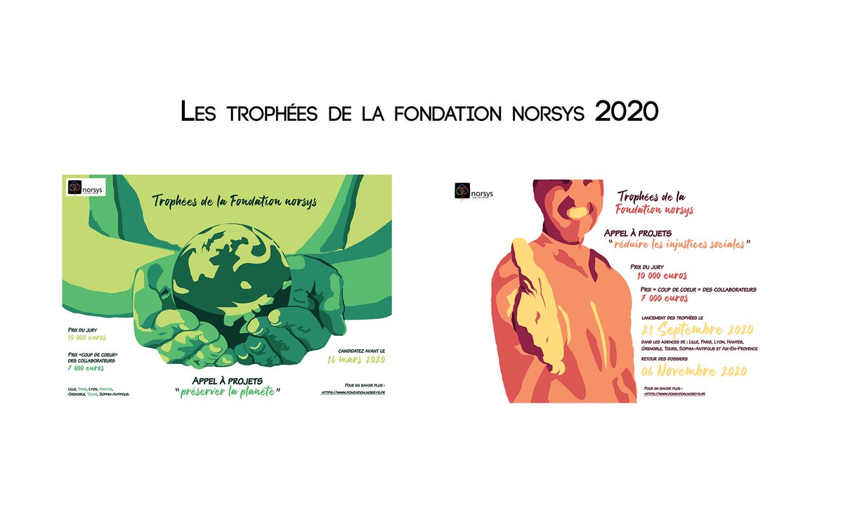 👉 Les Trophées de la fondation 2020 :

🌳 Au printemps, les associations récompensées avaient des projets pour agir pour la planète.
🤝 Dès le 21 septembre, les futures récompenses seront remises aux associations porteuses de projets visant à réduire les injustices sociales.