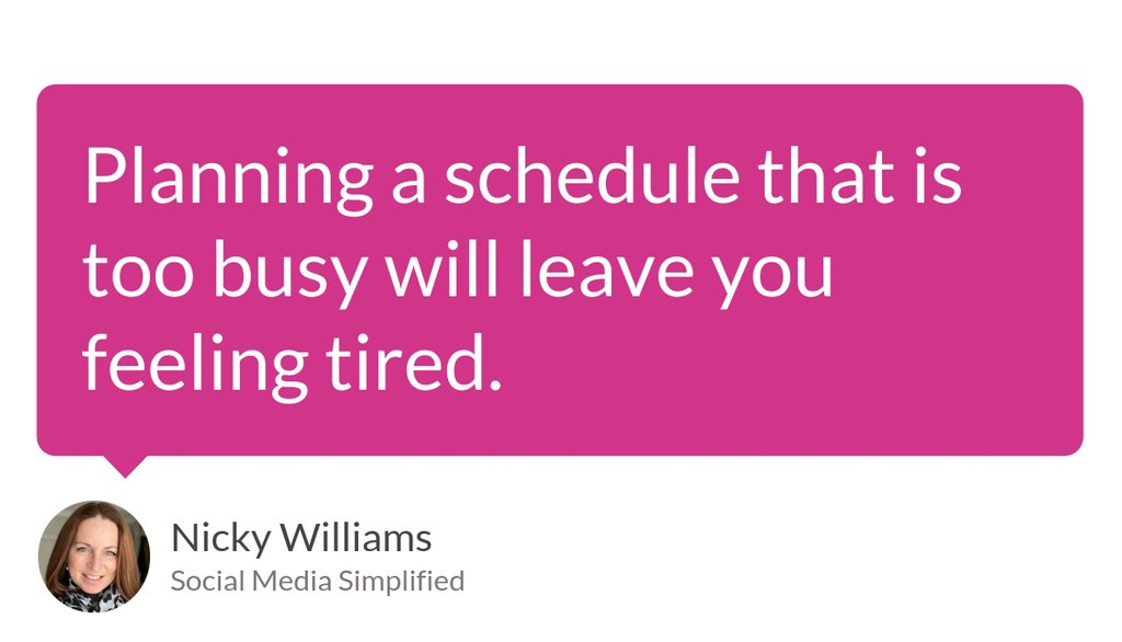 Make a list of everything that you need to get done in a day, as well as a list of leisure activities or other things that you would like to do.

Read the full article: Organising and Creating a Schedule that works!
▸ lttr.ai/WqKh

#smallbiz #Time #Scheduling