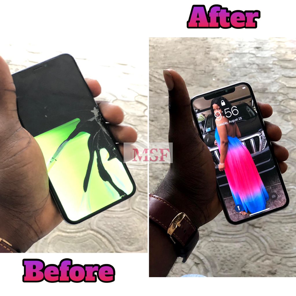 MobileScreenFix's tweet photo. Good day everyone! 

Still remain your plug for home service fixes of Apple and Samsung devices, if it’s not fast; convenient and affordable; it’s not Mobile Screen Fix!  #MSFWay https://t.co/ORWWRPM55u