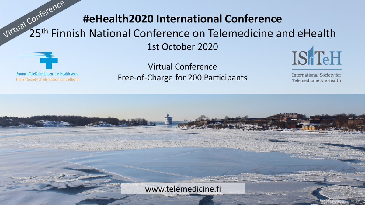 Virtual #eHealth2020 International conference "From Dream to Reality" registration is open free-of-charge for 200 participants. Ensure your seat now! <a href="/isfteh/">International Society for Telemedicine & eHealth</a>  …althconference2020.dealroomevents.com