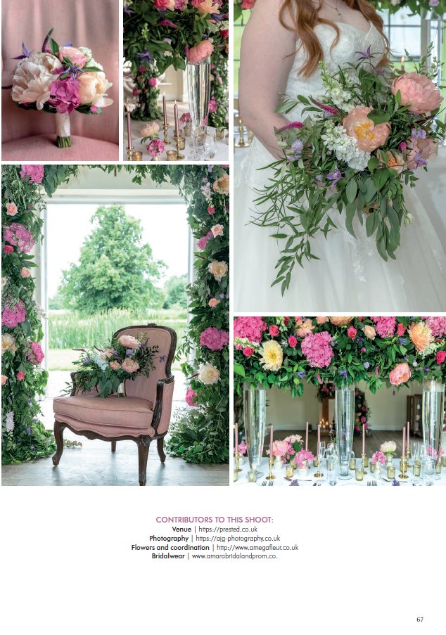 High-impact designs and statement arrangements are the way to go with your flowers next season. See the full Future of Florals shoot on page 65 of issue 94 of anessex.wedding/free-download #essex #floral #weddingflorist #essexwedding

Image: @ajg_photography 
@amegafleur <a href="/prestedhall/">Prested Hall</a>