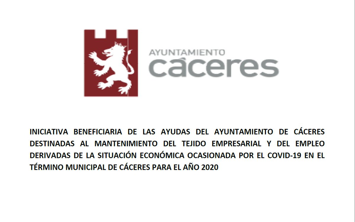 Gracias a la iniciativa de <a href="/ayto_caceres/">Ayuntamiento Cáceres</a> vamos a poder seguir adelante con nuevos proyectos 🛠️🖥️
#anlucinformatica #informatica #backup #online #aytocaceres
