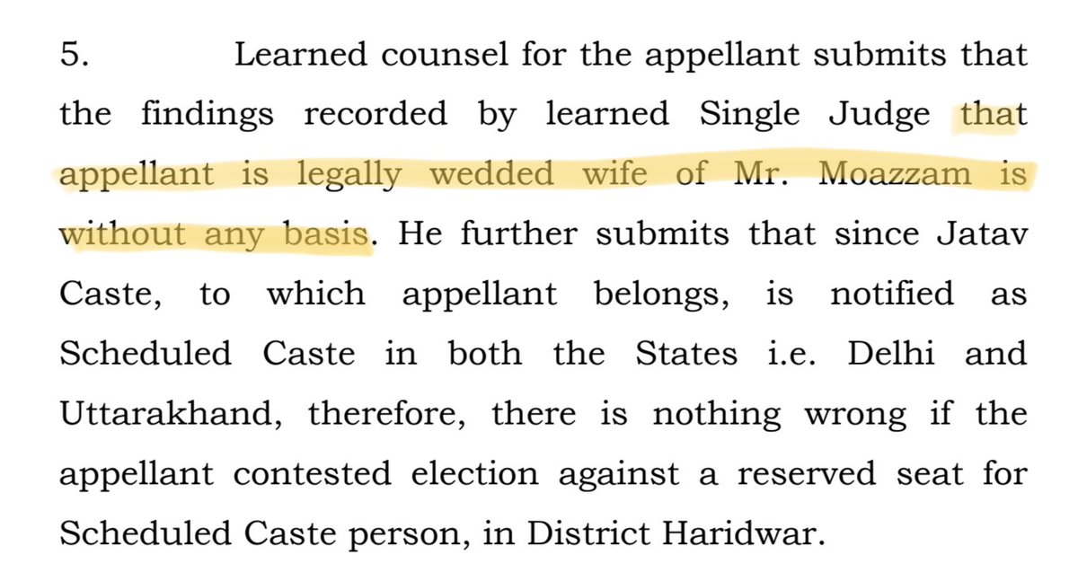 Initially, she told the Uttarakhand high court that the claim that she is legally wedded wife of Moazzam is without any basis.Dalit organisation head told me that their lawyer asked her in court where did her 3 children come from and it became a laughing matter