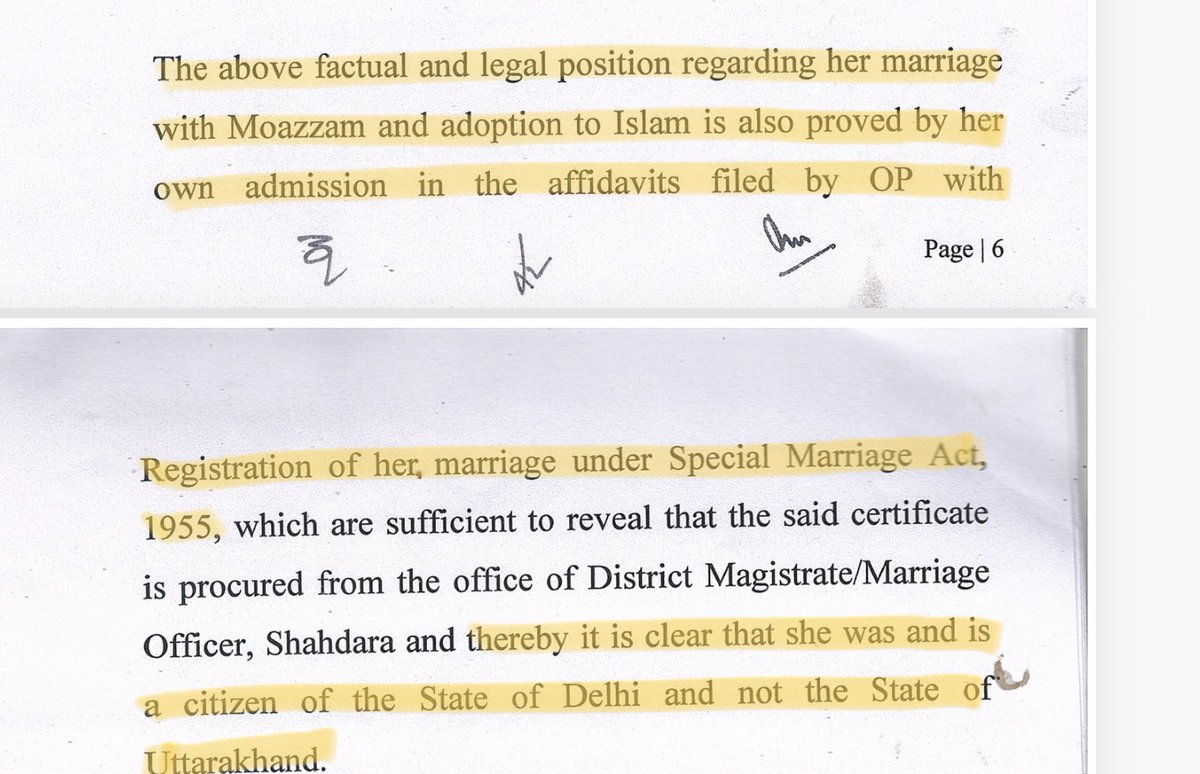 Another imp point was this: even if she was still SC, caste benefits are state-specific. She, born in Delhi, could not avail of SC benefits in Uttarakhand and hence was not qualified to fight on SC-reserved seat in Haridwar.