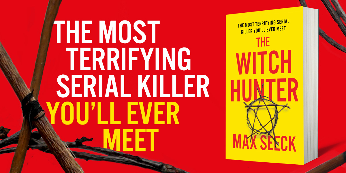 Happy Publication Day to <a href="/MaxSeeck/">Max Seeck</a> 📚 🎉 🎂 THE WITCH HUNTER is out now! In this gripping, shocking thriller, a killer is using a bestselling series of crime novels as inspiration for brutal murders... 😱 

<a href="/AmazonUK/">Amazon.co.uk</a> | bit.ly/thewitchhunter
<a href="/WHSmith/">WHSmith</a> | bit.ly/twhwhs