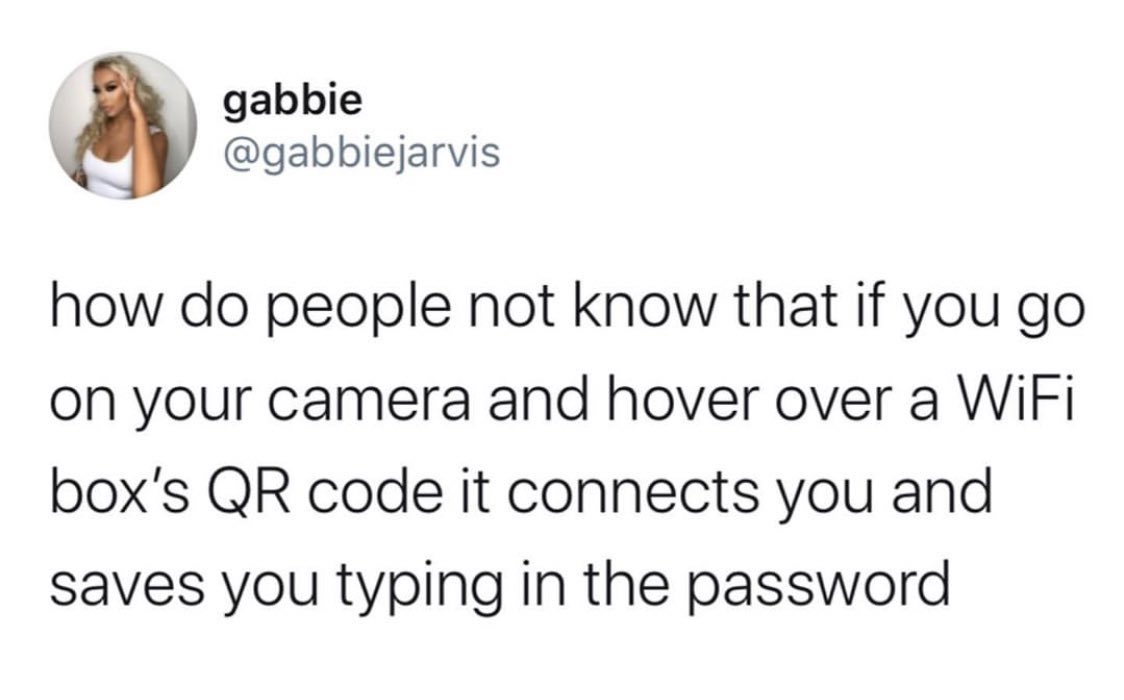Where has this information been all our lives? 🤯