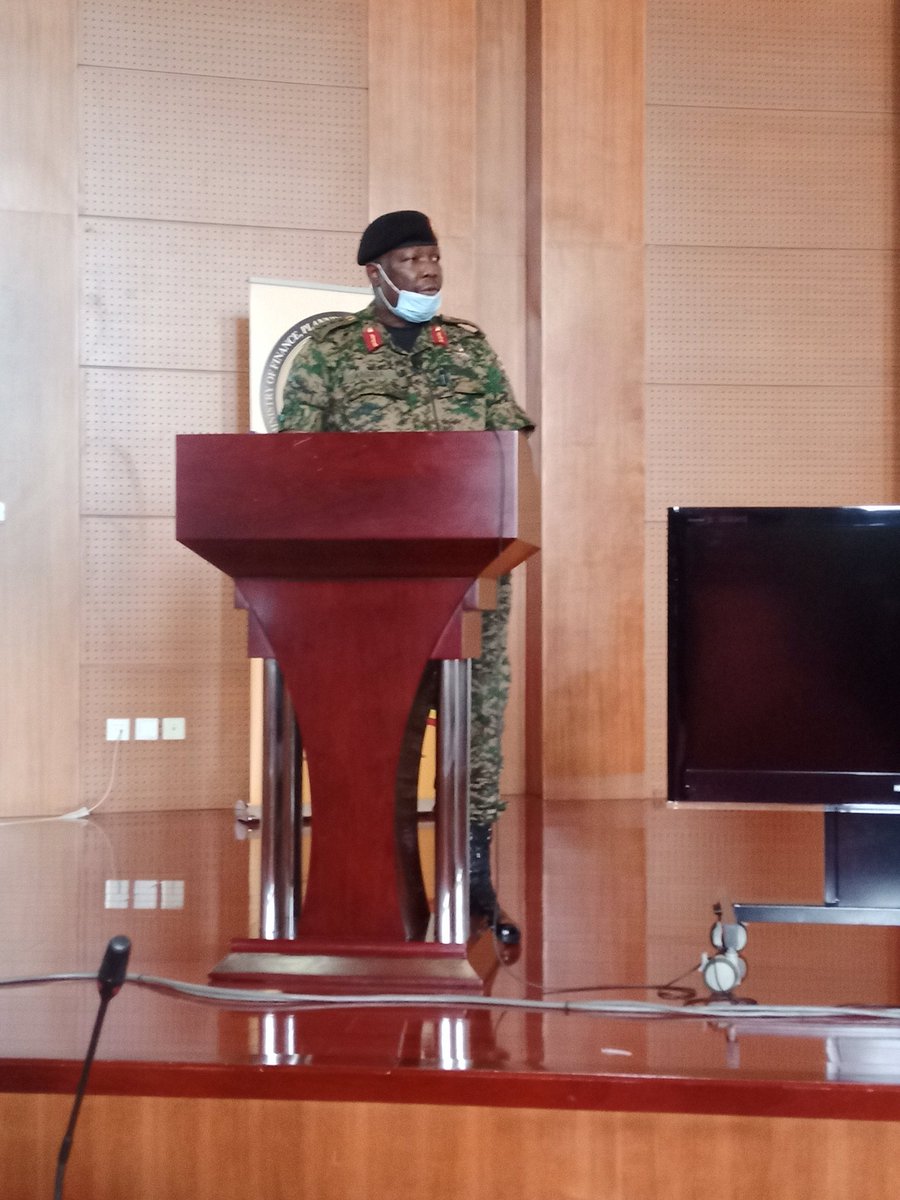 NPA_UG's tweet photo. 2021/22 Budget should address duplication of roles by Government ministries, Department and Agencies. This spreads resources so thin such that little is left to deliver serviced, per Gen.Charles Angina #BudgetConf2020 @pamdebams #GAPR2020 https://t.co/d9kyfmu9pi