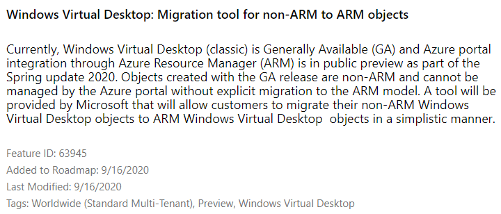 tomhickling's tweet photo. New #WindowsVirtualDesktop classic to ARM (GA) migration tool to be made available shortly.
https://t.co/VyVrrqzYgg https://t.co/6EUXsKdQRO