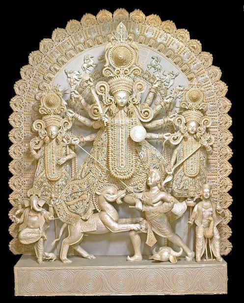 মণিদীপা বোস দে (Monidipa Bose Dey) on Twitter: "Devi Durga, ek chala  Pratima in sola or pith work, West Bengal. Displayed at the British Museum.  Link to the museum archive is https://t.co/0CqCjDiUXr…