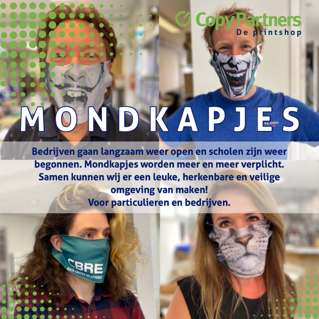 Reizen met het #OV en jouw #medewerkers veilig op pad sturen? Dan grijp je toch die kans om een #mondkapje in jouw #huisstijl te laten maken! Stuur jouw #ontwerp of #idee naar ons toe, wij maken de mondkapjes voor jou!
Op onze website vind je alle info: loom.ly/pyRKfZg