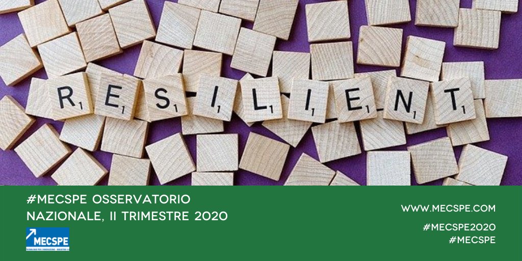 #MECSPE OSSERVATORIO NAZIONALE, II TRIMESTRE 2020

Scopri il profilo degli imprenditori della manifattura italiana fotografato dall’Osservatorio MECSPE: 
mecspe.com/it/osservatori…

📍Fiere di Parma
🗓29/31 ottobre 2020
🔜mecspe.com