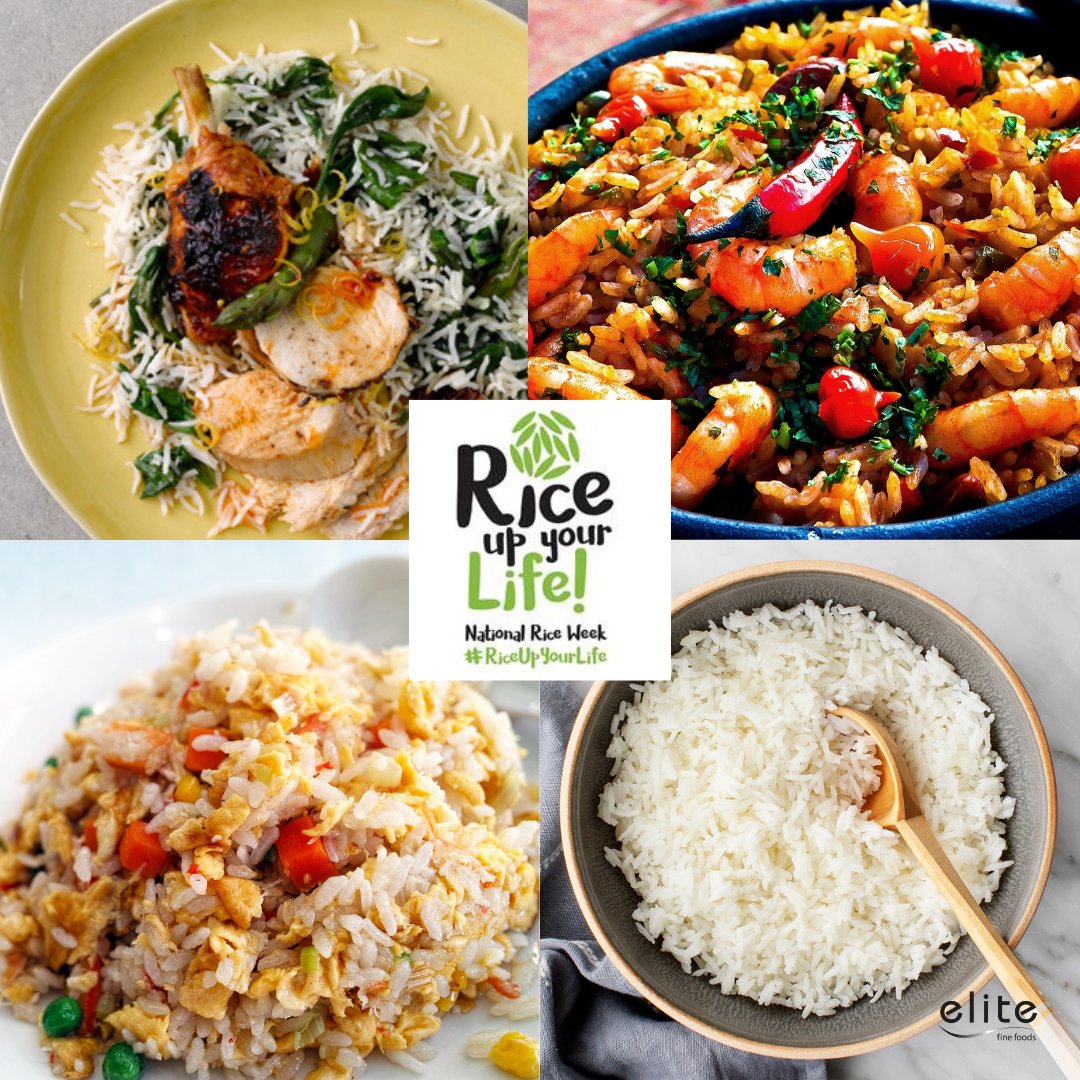 This week marks #NationalRiceWeek, a chance to #RiceUpYourLife with some great recipe ideas in collaboration with #TheRiceAssociation! 🍚

Rice is a staple food and is used in cuisines all over the world, what's your favourite?