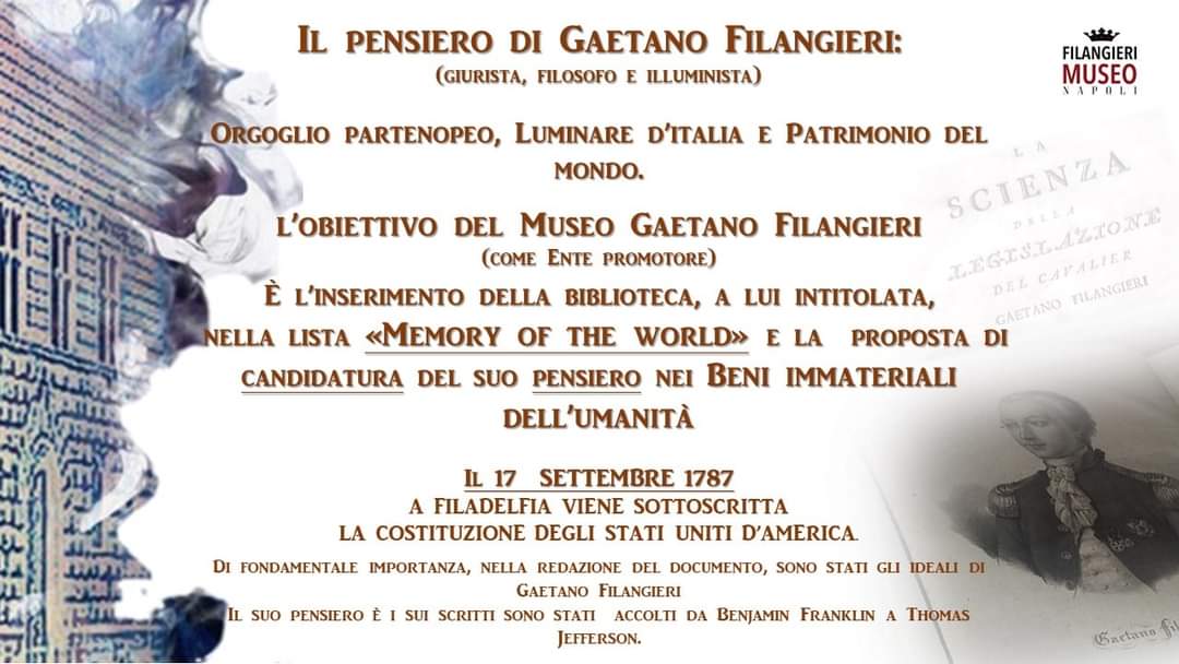 m.facebook.com/story.php?stor…

#filangierimuseo <a href="/museofilangieri/">Museo Filangieri</a> #biblioteca #bibliotecagaetanofilangieri #beneimmateriale #patrimoniouniversale #lascienzadellalegislazione #ildirittoallafelicità #benjaminFranklin #ThomasJefferson #filosofia #illuminismo #pensiero #ideali