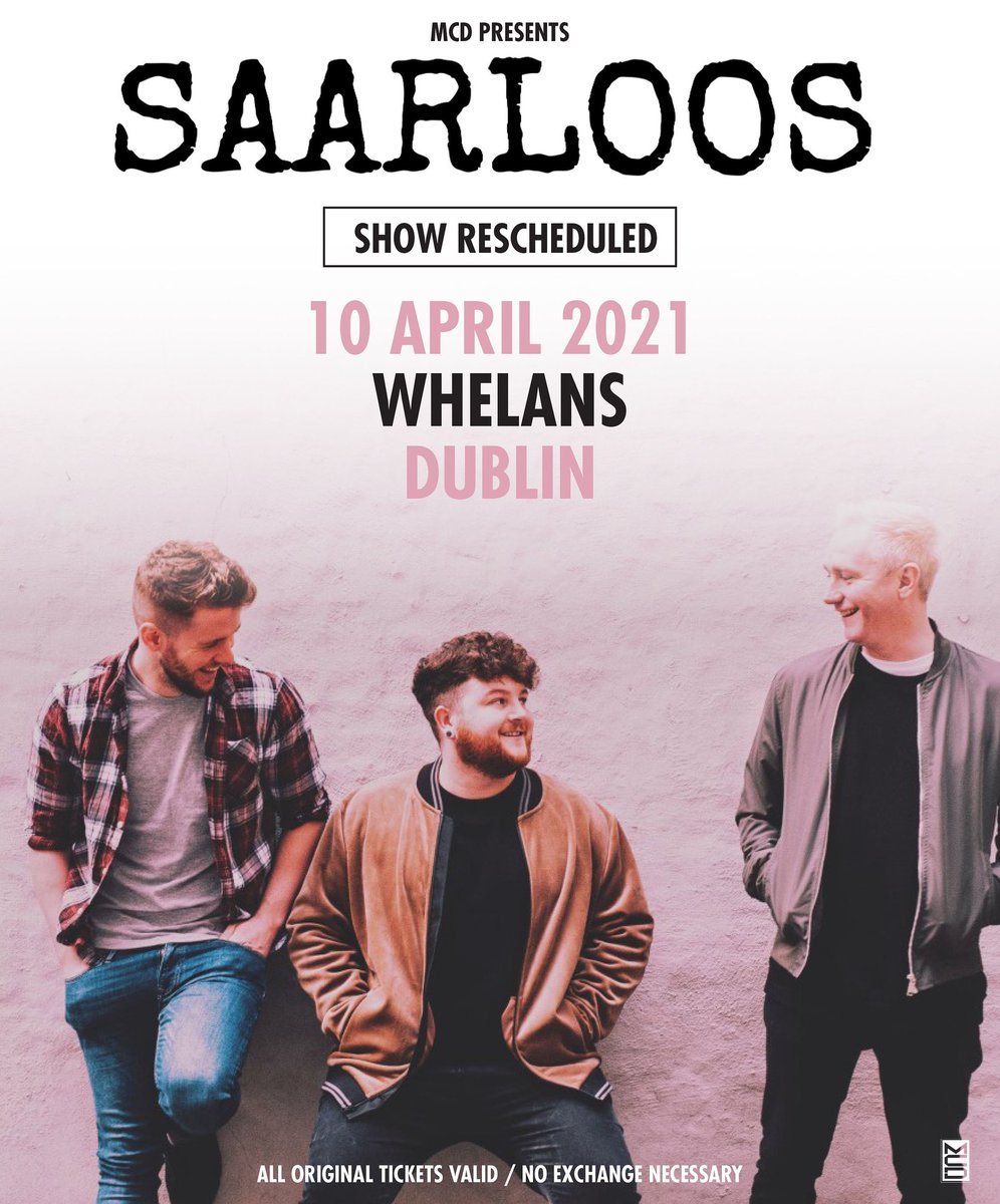 🚨ANNOUNCEMENT🚨
Due to ongoing restrictions, we have had to move our Dublin show to <a href="/whelanslive/">Whelan's</a> in April! All original tickets remain valid. See you there.❤❤