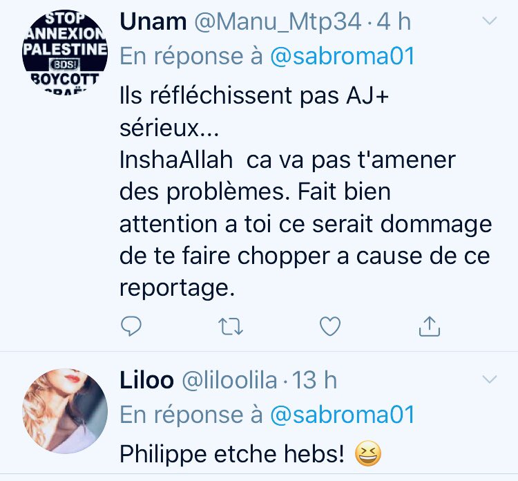 9/ Après BFMTV, merci donc à AJ+ français pour cette propagande islamiste ...