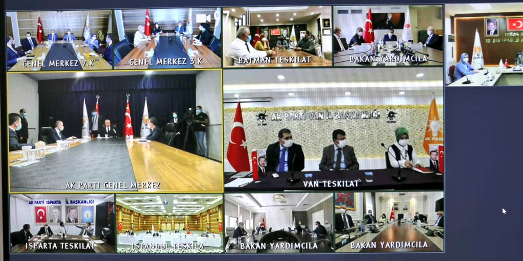 İl Başkan Vekilimiz <a href="/avBekirkan/">Av. BEKİR KAN</a>, İl Kadın Kolları Başkanımız <a href="/dmtstcgvn1/">Demet SAATÇI GÜVEN 🇹🇷</a> ve İl Gençlik Kolları Başkanımız <a href="/avmugurkorkmaz/">MEHMET UĞUR KORKMAZ</a>, Cumhurbaşkanımız ve Genel Başkanımız <a href="/RTErdogan/">Recep Tayyip Erdoğan</a> Başkanlığında Video Konferansla Yapılan Genişletilmiş İl Başkanları Toplantısına Katıldılar.

<a href="/erkankandemir/">Erkan Kandemir</a>