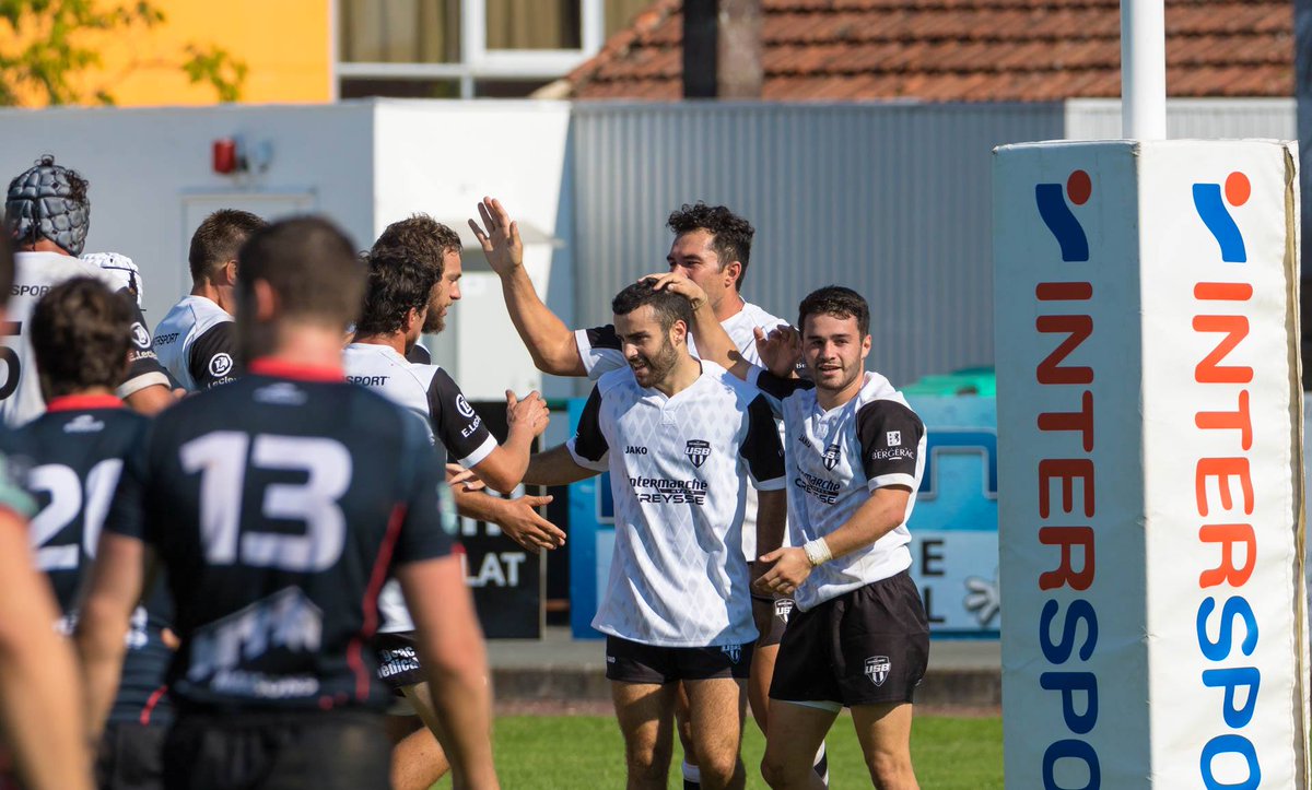 RugbyUsb's tweet photo. 🖤🤍🖤 Retour en 📸 sur le premier match et la première victoire de la saison ! Rendez-vous samedi soir à Gaston Simounet ! 🏉
🕕 18h00 USB2 🆚 St Yrieix 2 - #FedB
🕢 19h30 USB 🆚 St Yrieix - #Fed2
@VallejoOlivier https://t.co/9ox1DOsBWP