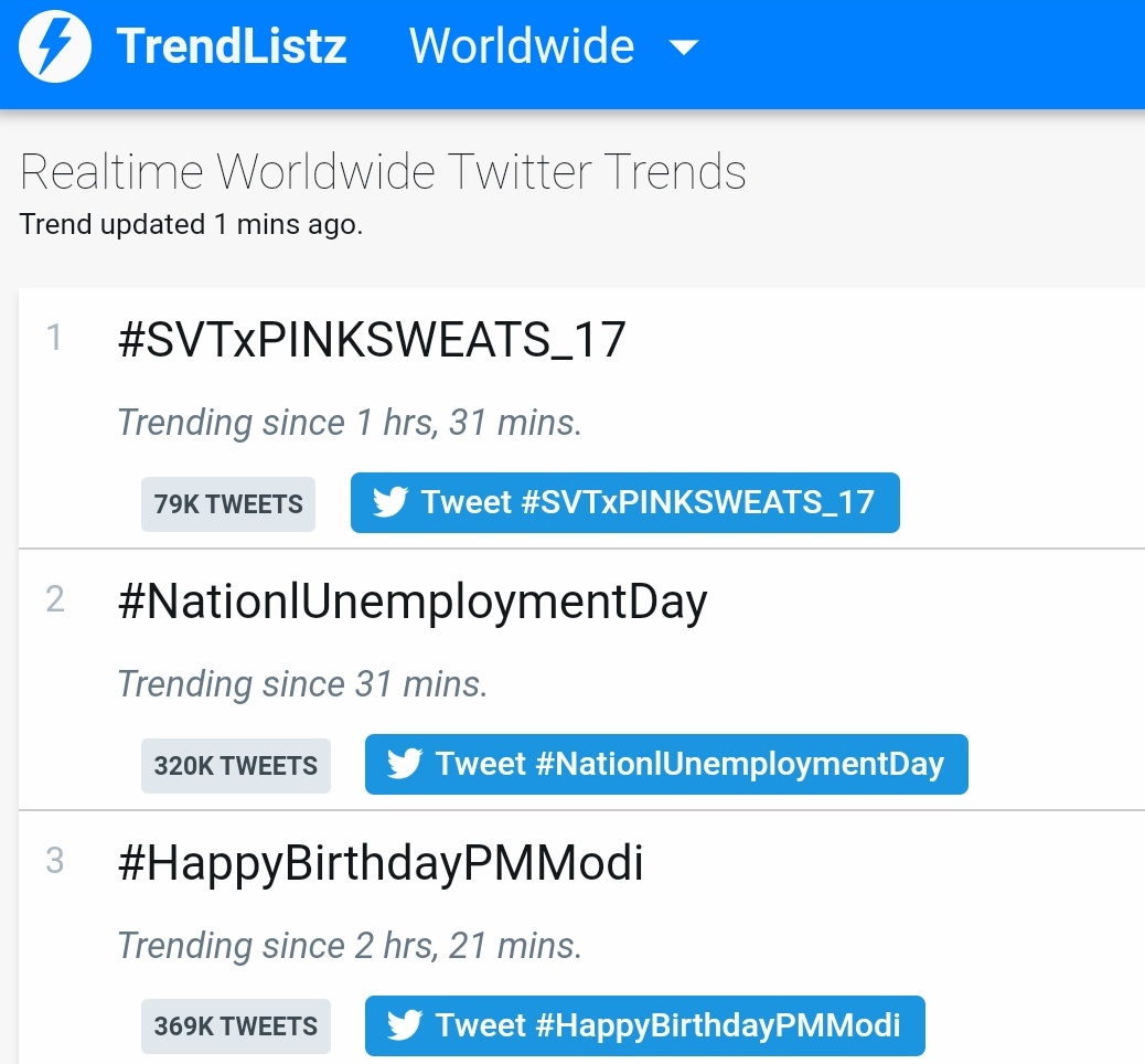 abhinay_math_cl's tweet image. Worldwide Trend no 2
#बेरोजगार_दिवस 
#NationlUnemploymentDay 
#NationalUnemploymentDay17Sept